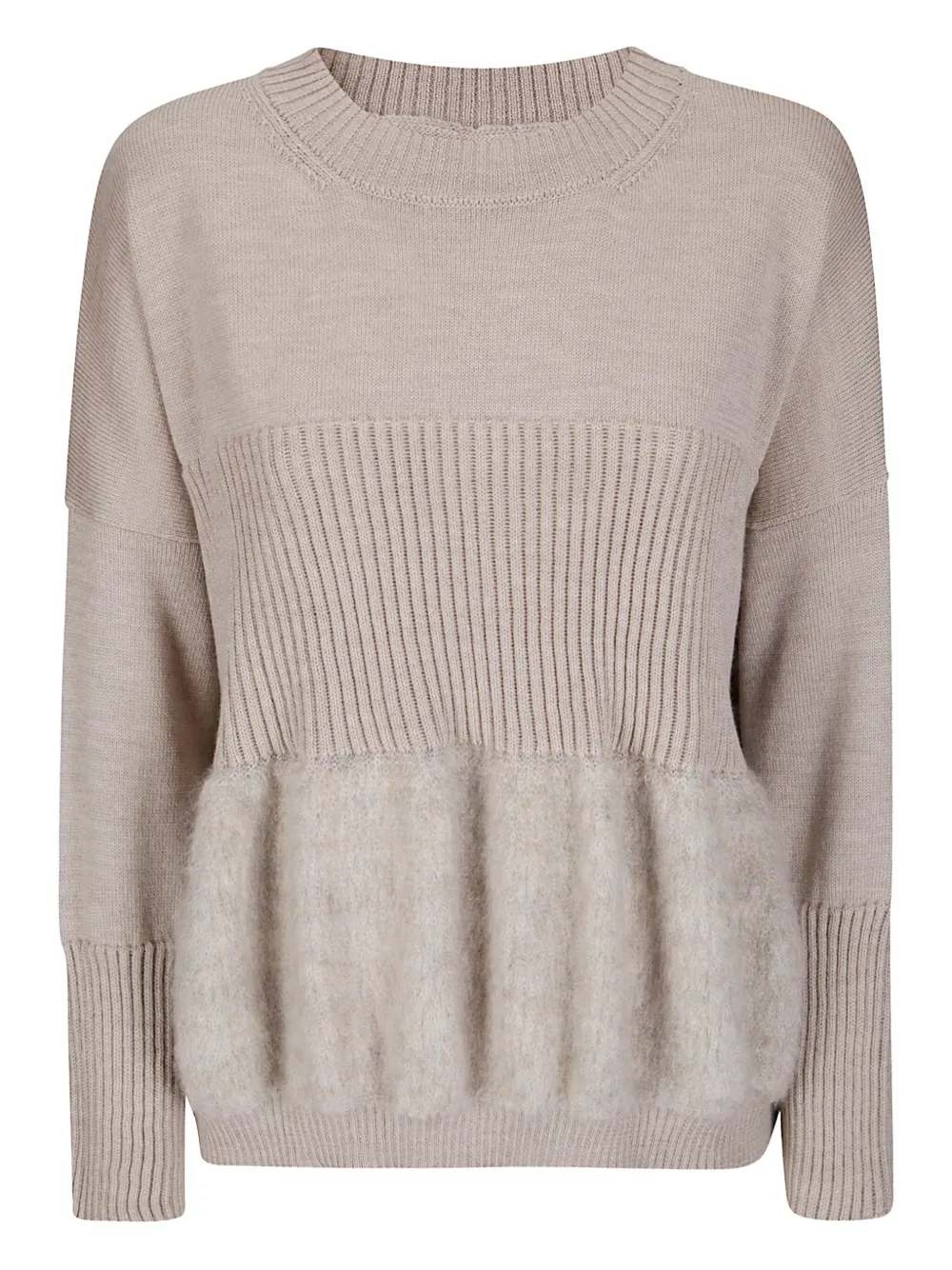 Свитер с круглым вырезом Archivio B, нейтральный
Свитер с круглым вырезом Archivio B, нейтральный