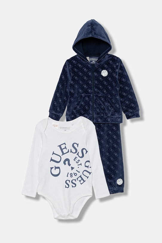 Детский набор из 3 предметов Guess, темно-синий
Детский набор из 3 предметов Guess, темно-синий