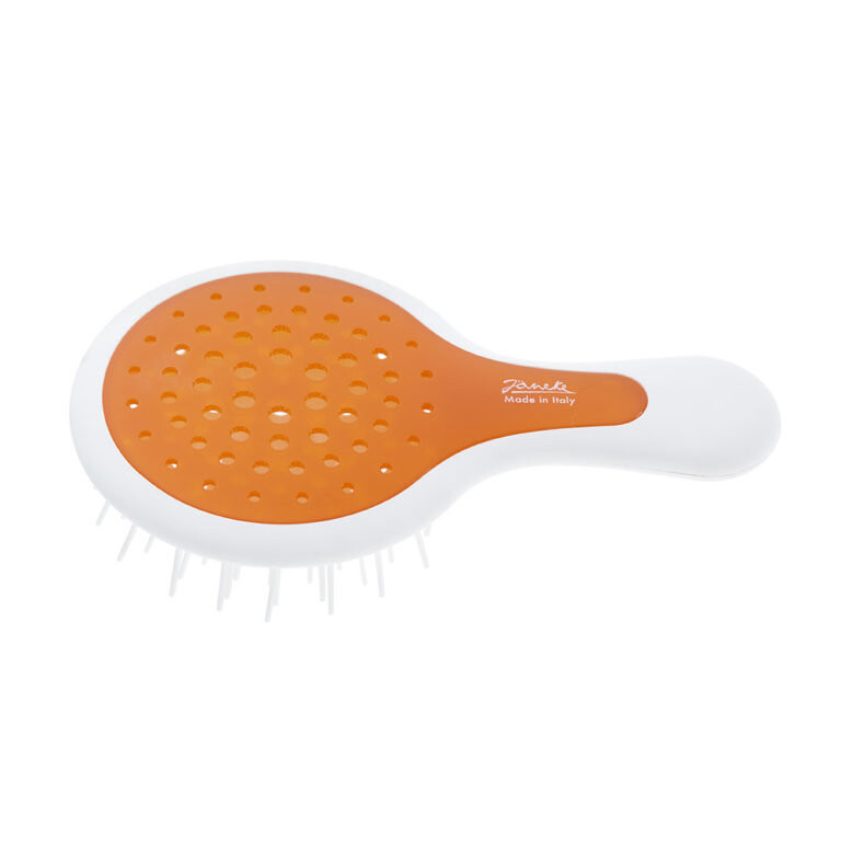 Janeke Mini Superbrush, маленькая щетка для распутывания волос, белый и оранжевый
Janeke Mini Superbrush, маленькая щетка для распутывания волос, белый и оранжевый