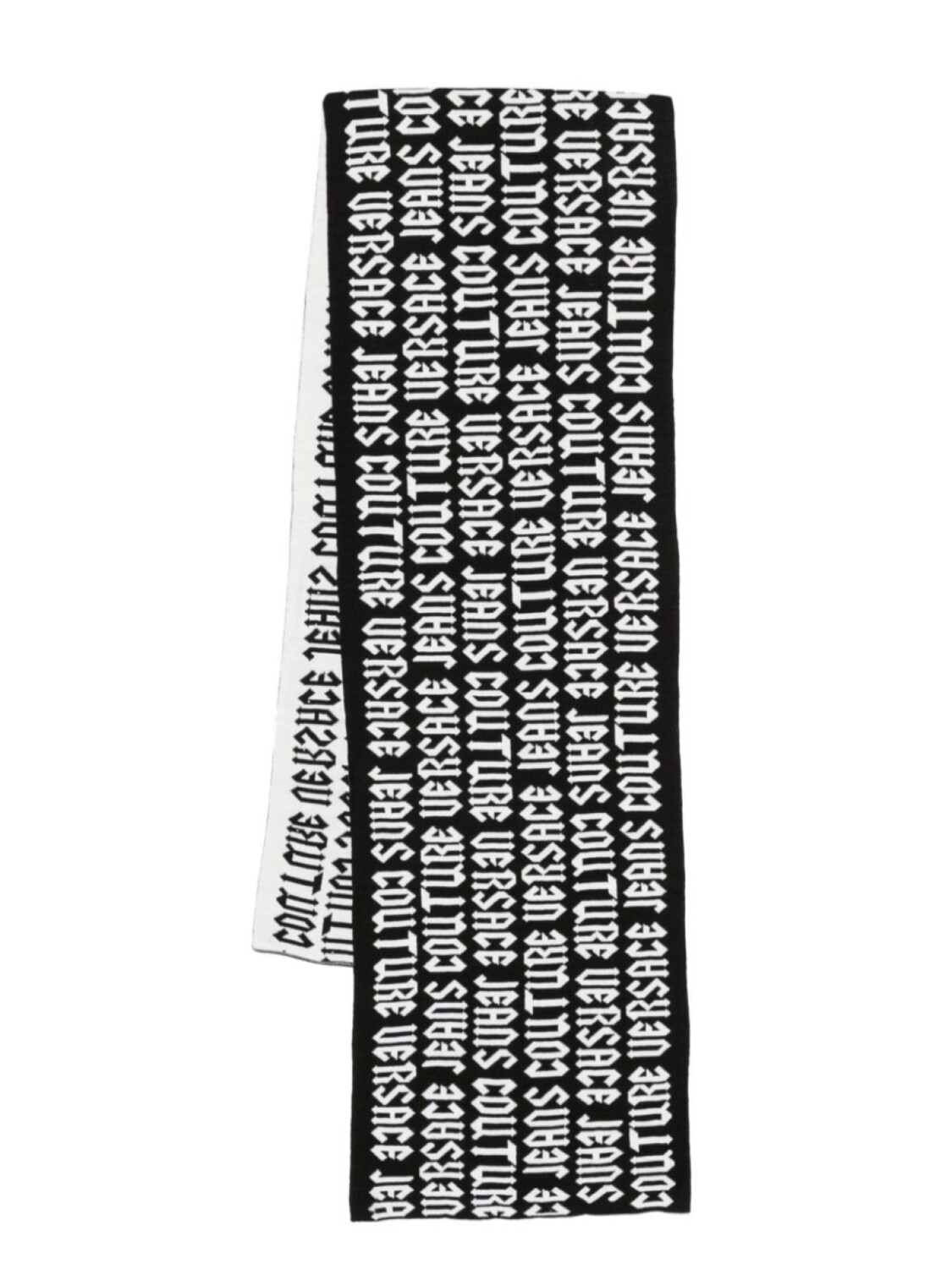 Шарф с логотипом Versace Jeans Couture, черный 
Шарф с логотипом Versace Jeans Couture, черный