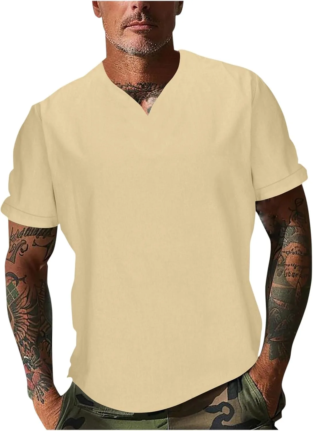 Мужская футболка Regular-Fit с коротким рукавом, Plus Size
Мужская футболка Regular-Fit с коротким рукавом, Plus Size