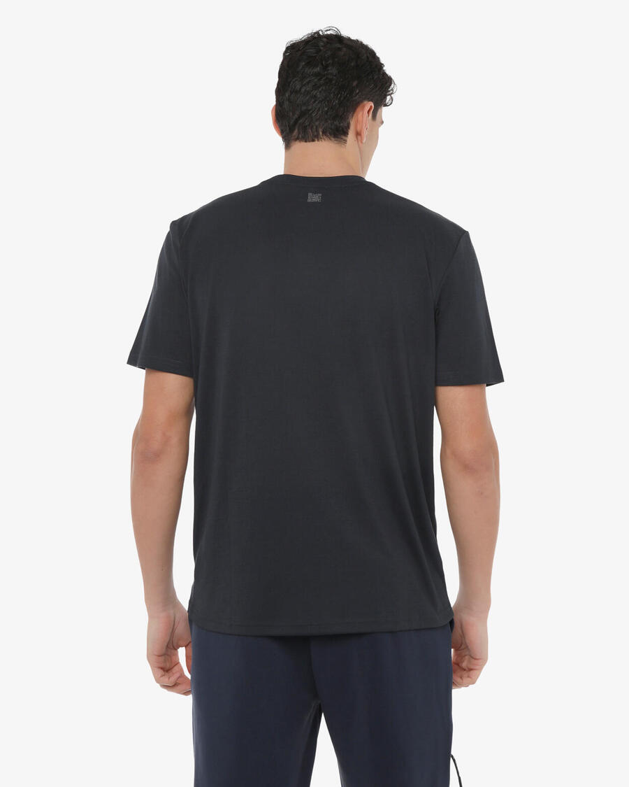 JAKED Мужская темно-синяя синтетическая футболка для фитнеса
JAKED Мужская темно-синяя синтетическая футболка для фитнеса