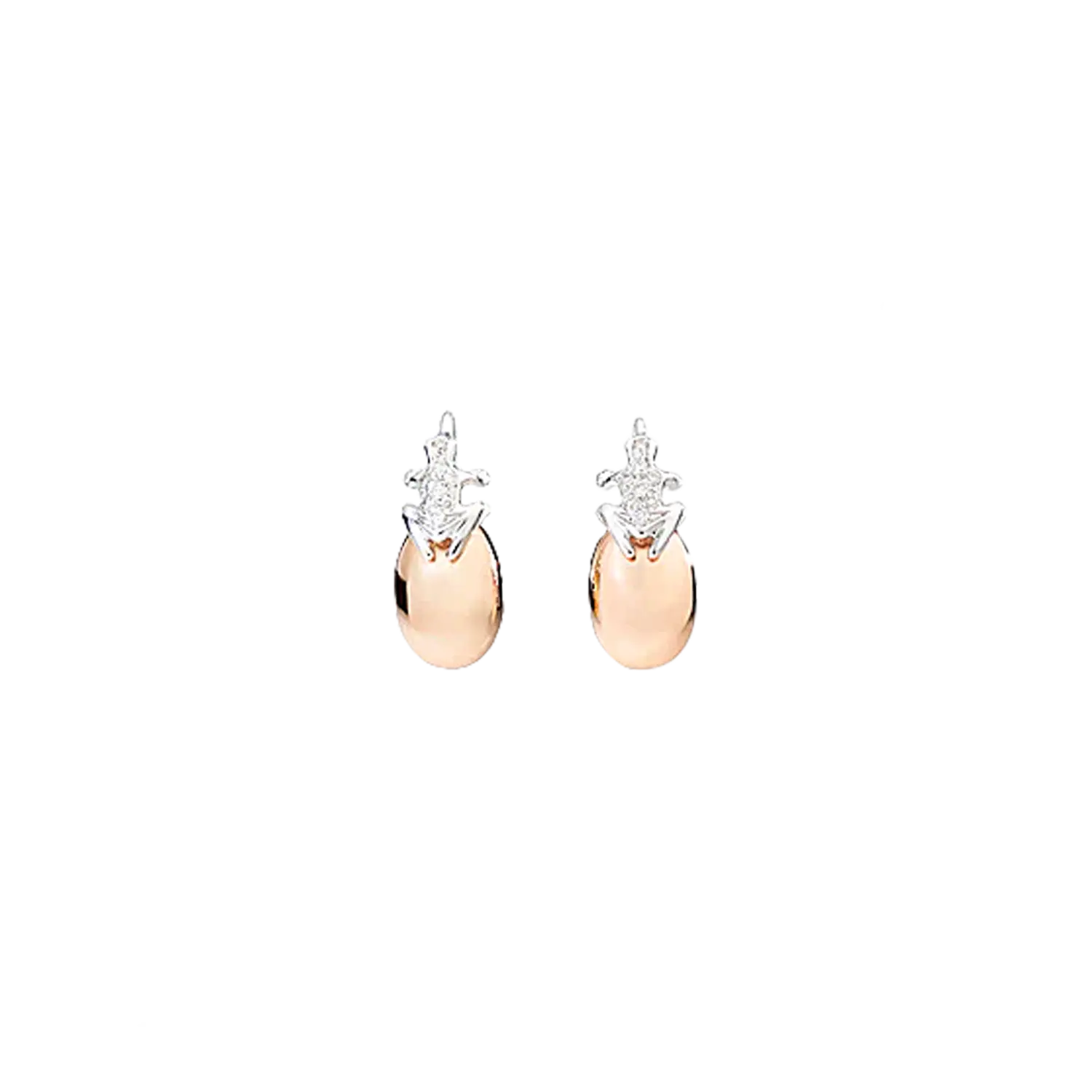 Серьги Dada Arrigoni Happy frog из розового и белого золота с бриллиантами
Серьги Dada Arrigoni Happy frog из розового и белого золота с бриллиантами