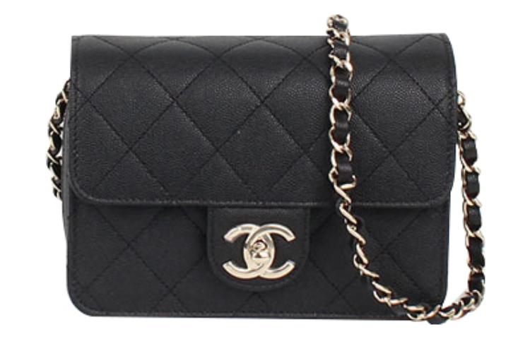 CHANEL Сумка через плечо из зернистой телячьей кожи, черная, женская
CHANEL Сумка через плечо из зернистой телячьей кожи, черная, женская