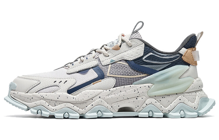 Кроссовки мужские толстые низкие светло-конопляные серый/темно-синий Xtep
Кроссовки мужские толстые низкие светло-конопляные серый/темно-синий Xtep