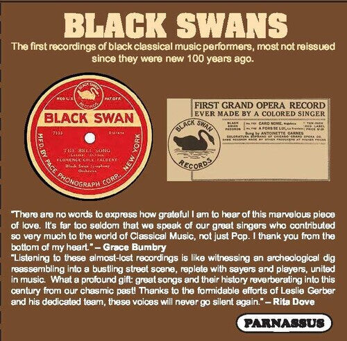 CD диск Burleigh, Harry / Boatner, Edward / Talbert, Florence: BLACK SWANS: Earliest African-American Classical Stars
CD диск Burleigh, Harry / Boatner, Edward / Talbert, Florence: BLACK SWANS: Earliest African-American Classical Stars