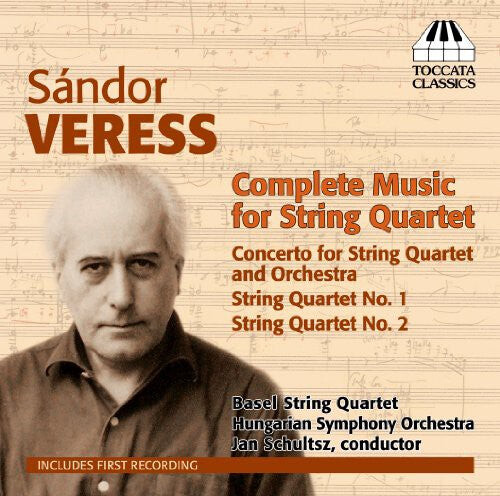 CD диск Veress / Basel String Quartet / Schultsz: Complete Music for String Quartet
CD диск Veress / Basel String Quartet / Schultsz: Complete Music for String Quartet