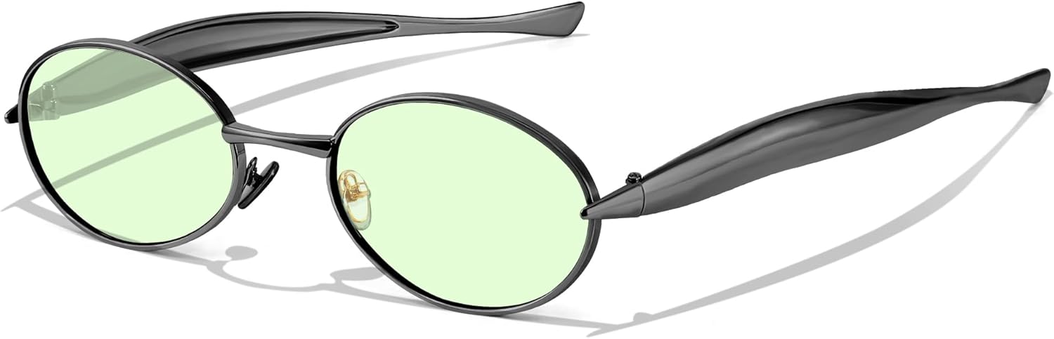 Солнцезащитные очки GRFISIA в стиле ретро, овальные, для женщин и мужчин, в стиле 70-х, с золотистой металлической оправой, защита от УФ-излучения UV400, A-gun Frame Light Green Lens
Солнцезащитные очки GRFISIA в стиле ретро, овальные, для женщин и мужчин, в стиле 70-х, с золотистой металлической оправой, защита от УФ-излучения UV400, A-gun Frame Light Green Lens
