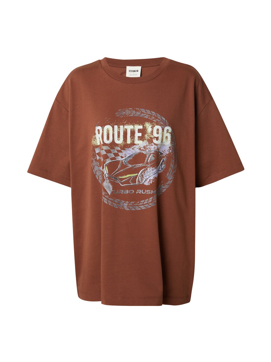 Рубашка большого размера ABOUT YOU x Laura Giurcanu, цвет Auburn 
Рубашка большого размера ABOUT YOU x Laura Giurcanu, цвет Auburn