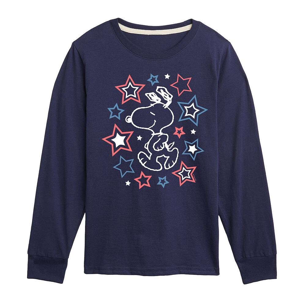 Футболка с длинными рукавами и рисунком Peanuts Snoopy Stars для мальчиков 8–20 лет Licensed Character, темно-синий
Футболка с длинными рукавами и рисунком Peanuts Snoopy Stars для мальчиков 8–20 лет Licensed Character, темно-синий