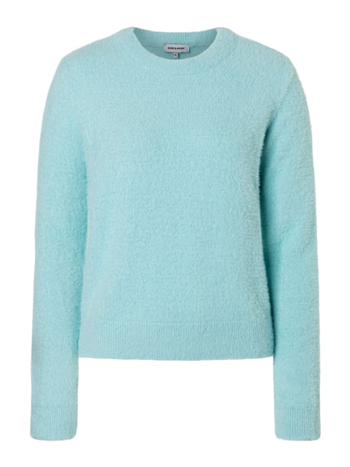 супермягкий, пушистый свитер цвета голубой дымки More & More
супермягкий, пушистый свитер цвета голубой дымки More & More