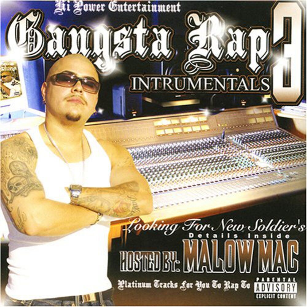 Диск CD Gangsta Rap Intrumentals 3 - Malow Mac
Диск CD Gangsta Rap Intrumentals 3 - Malow Mac