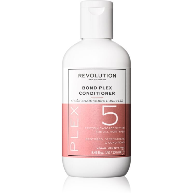 Revolution Haircare Plex No.5 Bond Conditioner глубоко регенерирующий кондиционер для сухих и поврежденных волос 250 мл
Revolution Haircare Plex No.5 Bond Conditioner глубоко регенерирующий кондиционер для сухих и поврежденных волос 250 мл