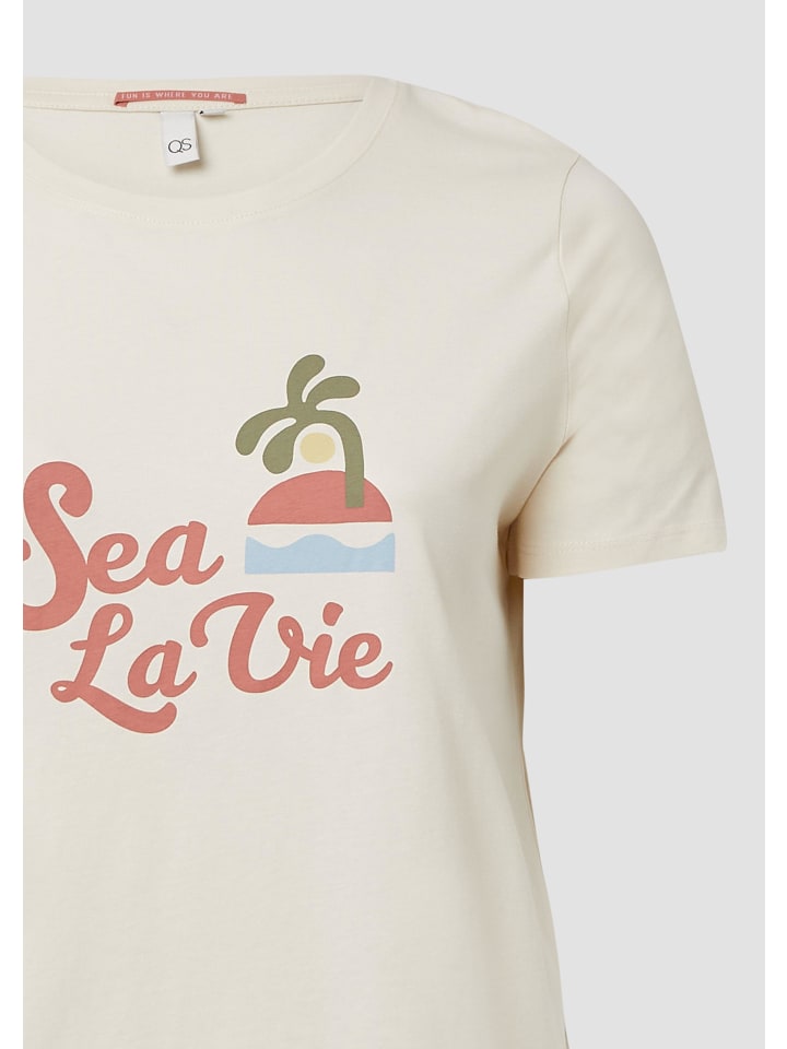 Футболка QS, бежевый 
Футболка QS, бежевый