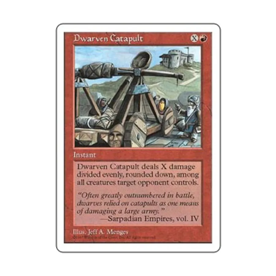 CCG Двемерская катапульта (клавиша C), MTG - 5th Edition
CCG Двемерская катапульта (клавиша C), MTG - 5th Edition