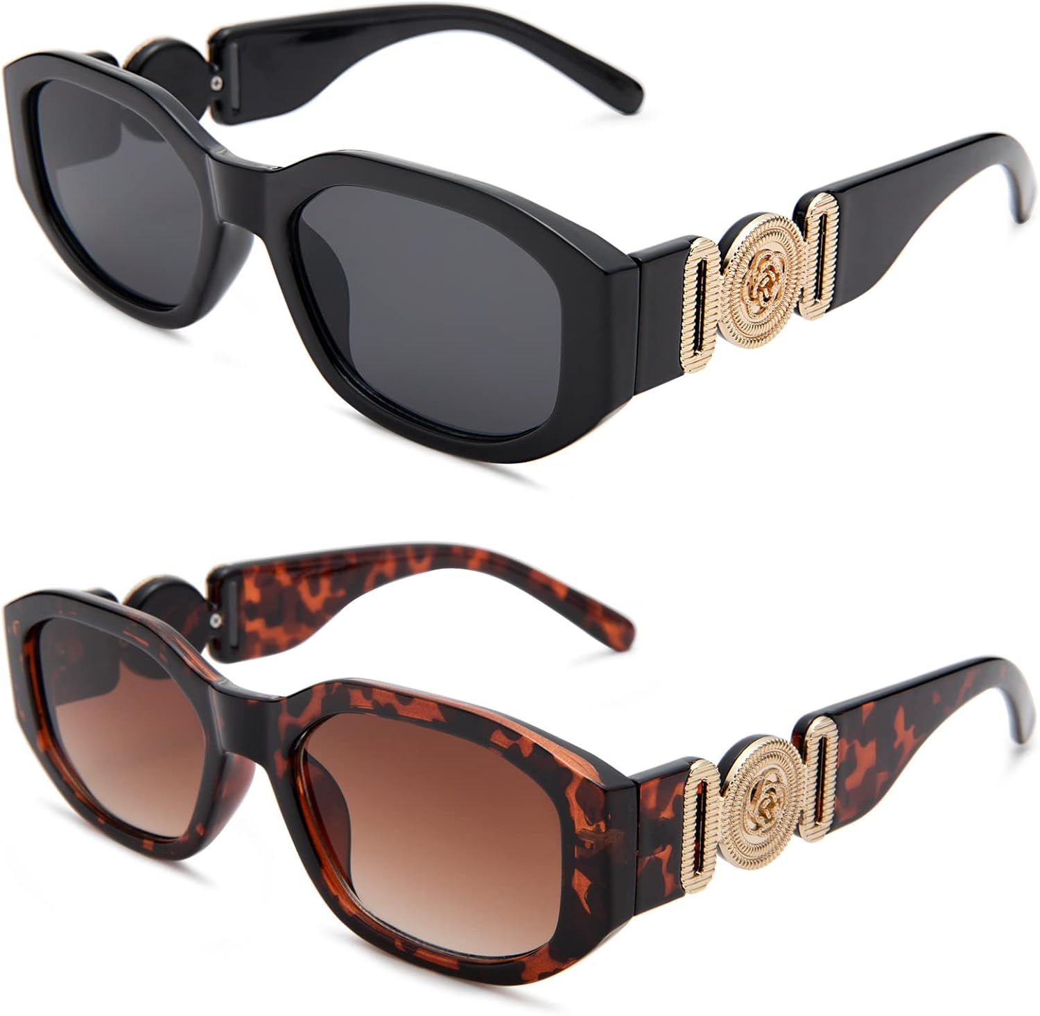 Солнцезащитные очки Hycredi прямоугольной формы для женщин и мужчин, ретро-очки для вождения, винтажный стиль 90-х, нестандартная оправа, защита UV400, A2- Black/Grey + Leopard/Brown
Солнцезащитные очки Hycredi прямоугольной формы для женщин и мужчин, ретро-очки для вождения, винтажный стиль 90-х, нестандартная оправа, защита UV400, A2- Black/Grey + Leopard/Brown