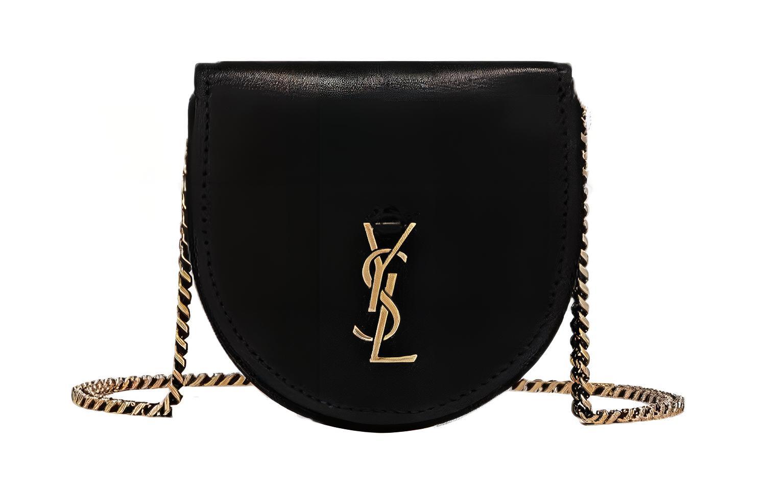 Гладкий кожаный кошелек-подкова на цепочке, через плечо, кроссбоди женский черный SAINT LAURENT
Гладкий кожаный кошелек-подкова на цепочке, через плечо, кроссбоди женский черный SAINT LAURENT