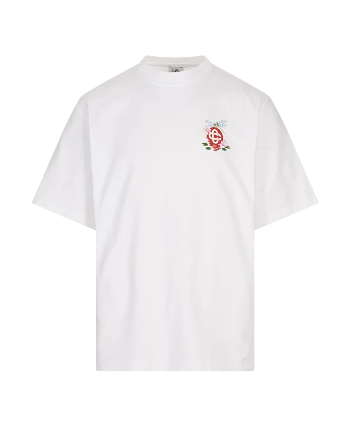 Футболка оверсайз с коротким рукавом и цветочным принтом «Стрекоза» Casablanca, белый
Футболка оверсайз с коротким рукавом и цветочным принтом «Стрекоза» Casablanca, белый