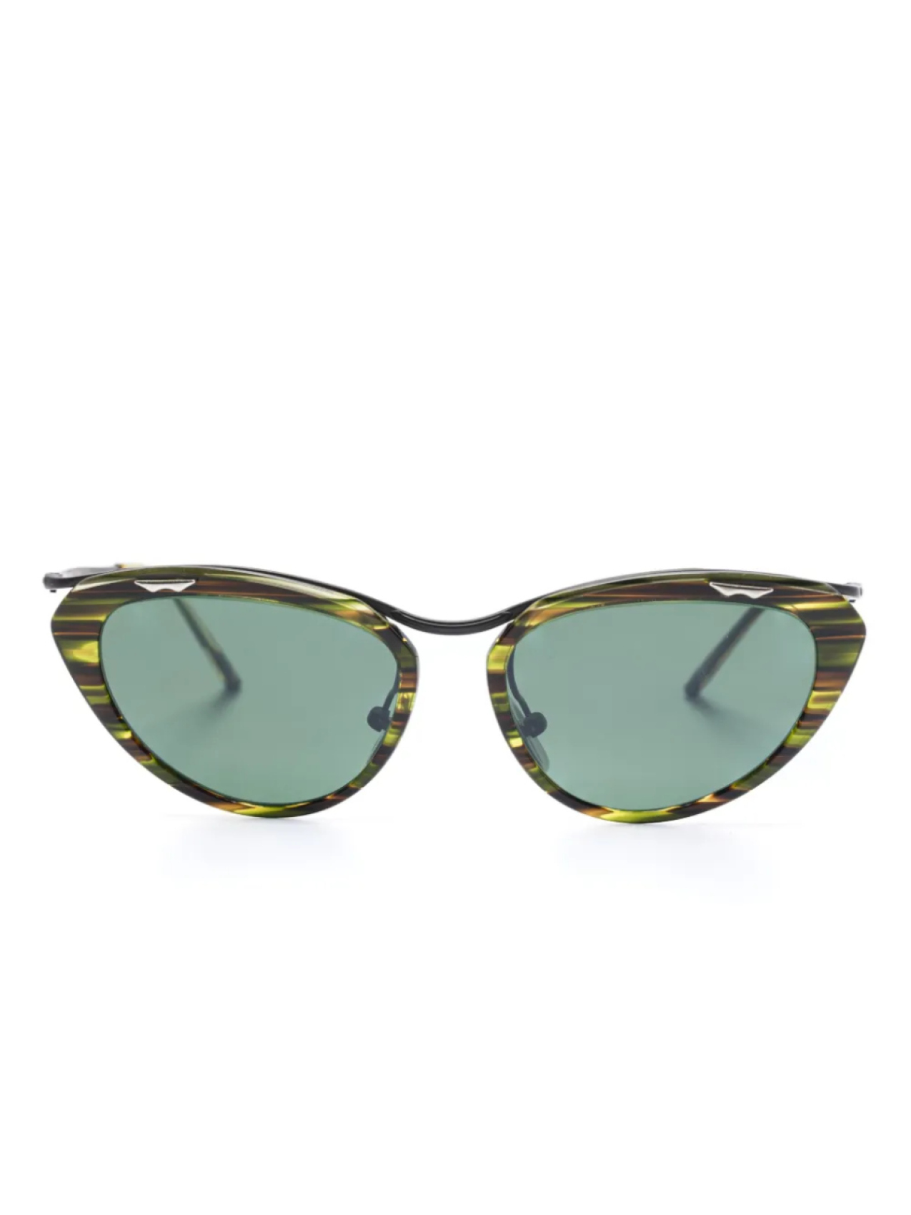 Solamor1946 солнцезащитные очки в оправе 'кошачий глаз', зеленый
Solamor1946 солнцезащитные очки в оправе 'кошачий глаз', зеленый