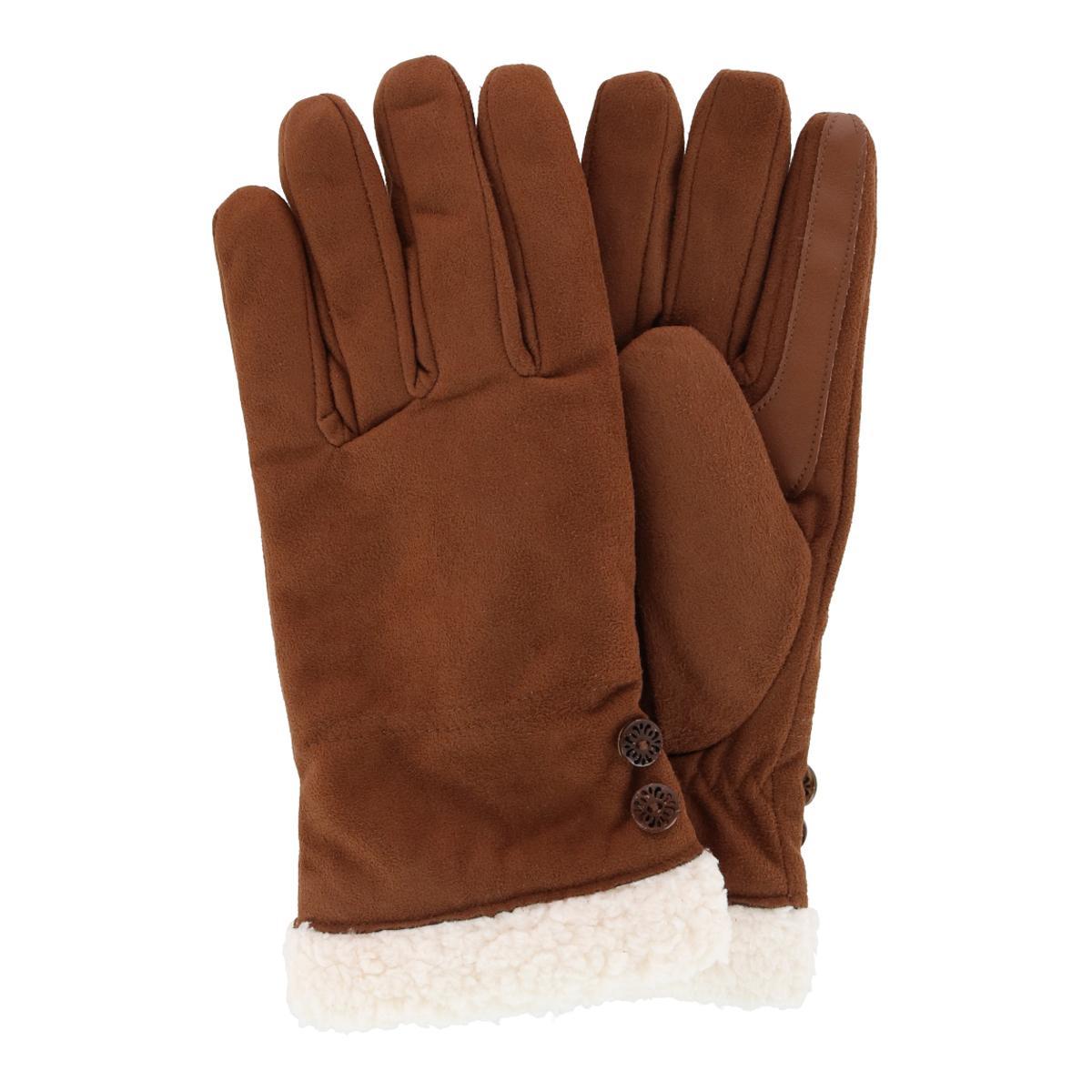 Женские зимние перчатки из микрофибры с пуговицами Isotoner, цвет cognac
Женские зимние перчатки из микрофибры с пуговицами Isotoner, цвет cognac