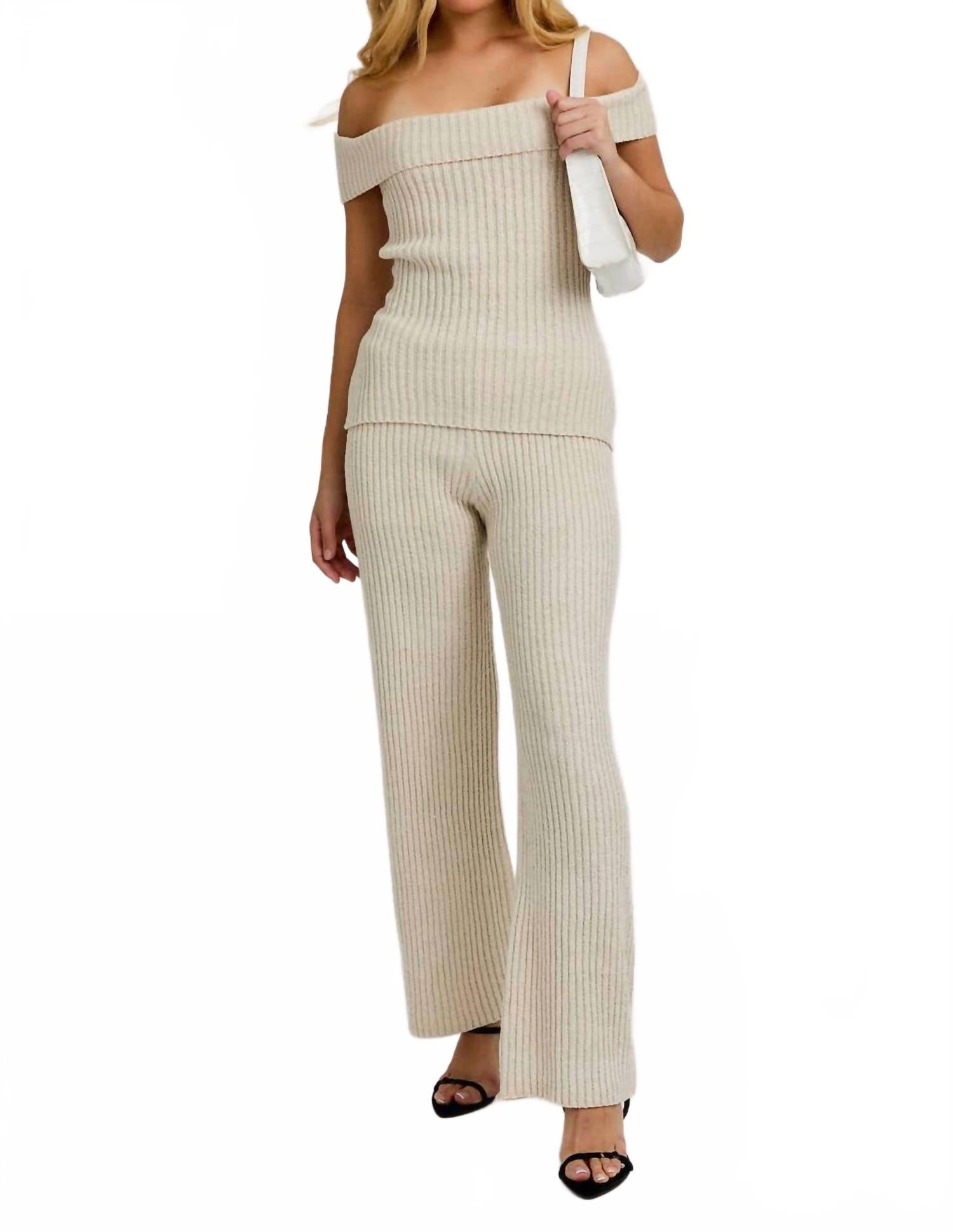 Второй взгляд Свитер с кардиганом в кремовом цвете LE LIS 
Второй взгляд Свитер с кардиганом в кремовом цвете LE LIS