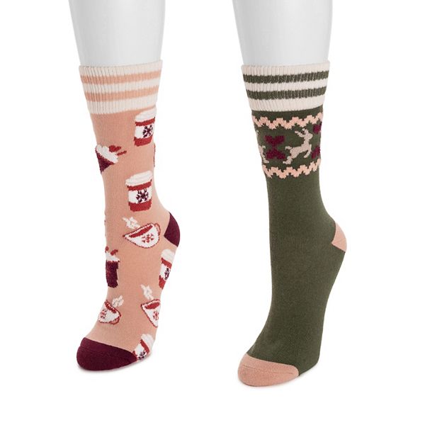 Женские уютные носки для отдыха 2 шт Muk Luks, Green Rose
Женские уютные носки для отдыха 2 шт Muk Luks, Green Rose