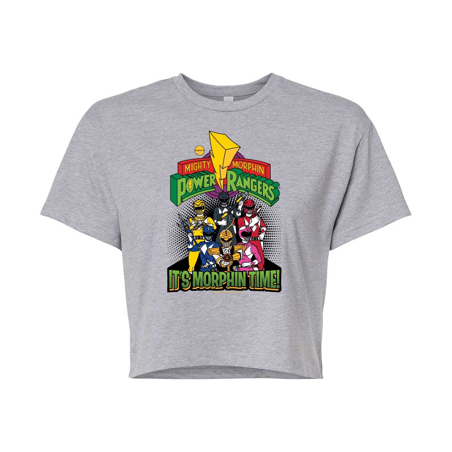 Винтажная укороченная футболка с рисунком Power Rangers для юниоров Licensed Character, серый
Винтажная укороченная футболка с рисунком Power Rangers для юниоров Licensed Character, серый