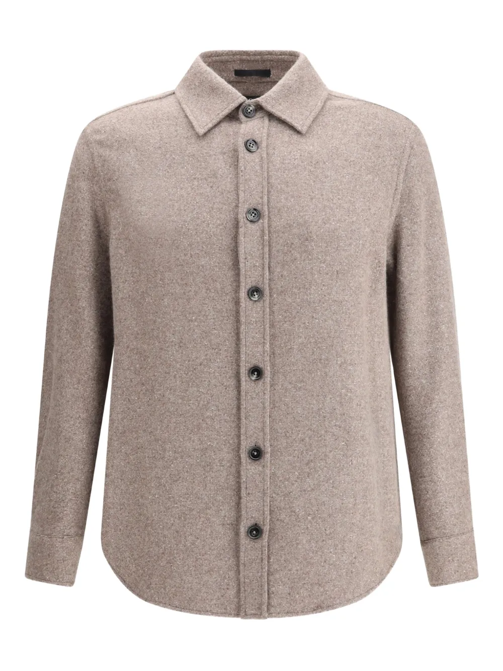 Рубашка на пуговицах Zegna, коричневый 
Рубашка на пуговицах Zegna, коричневый