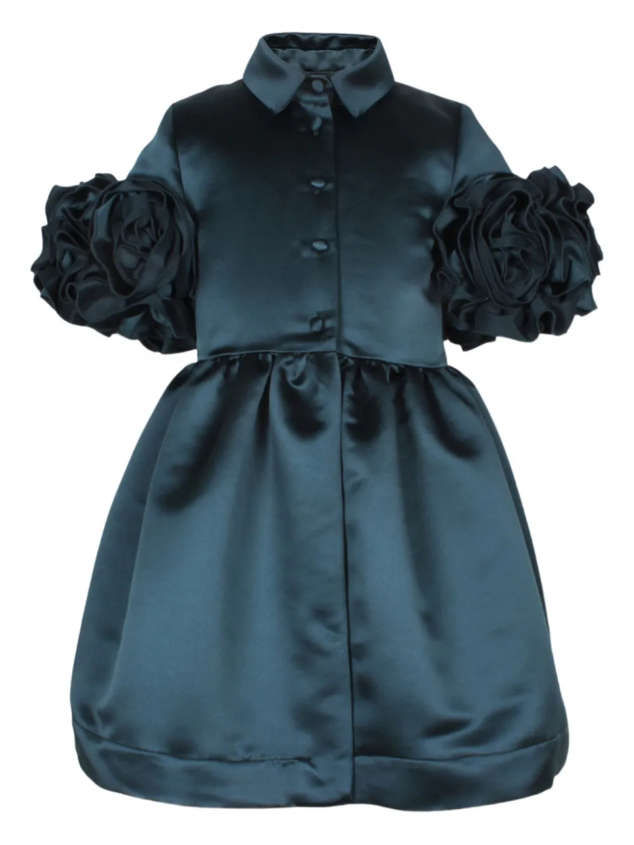 Платье из атласа на пуговицах JESSIE AND JAMES KIDS, синий
Платье из атласа на пуговицах JESSIE AND JAMES KIDS, синий