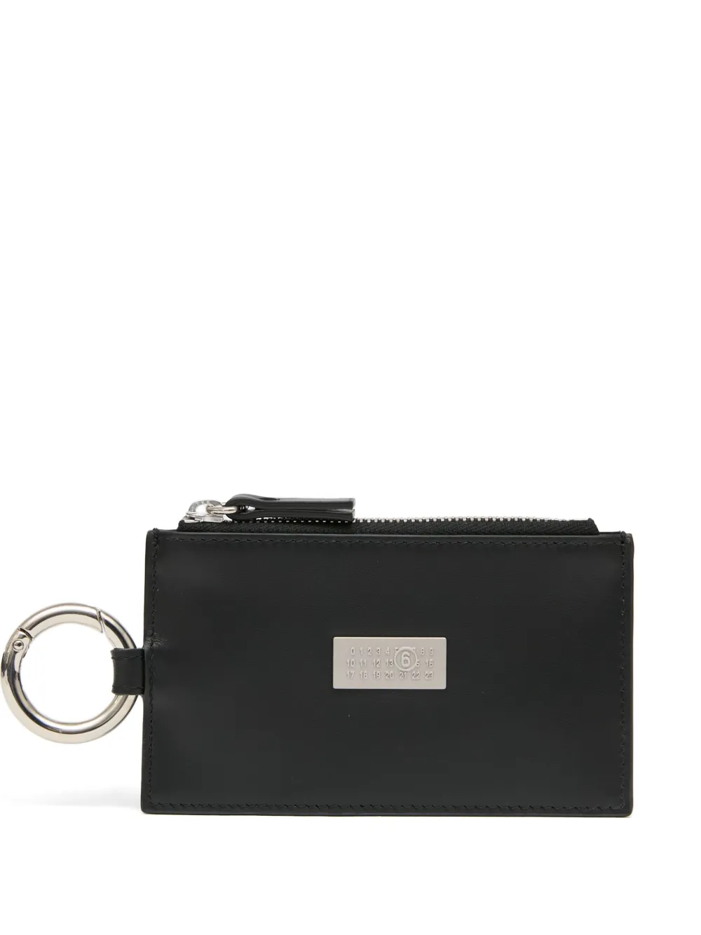 Кошелек с кольцом на молнии Mm6 Maison Margiela, черный
Кошелек с кольцом на молнии Mm6 Maison Margiela, черный