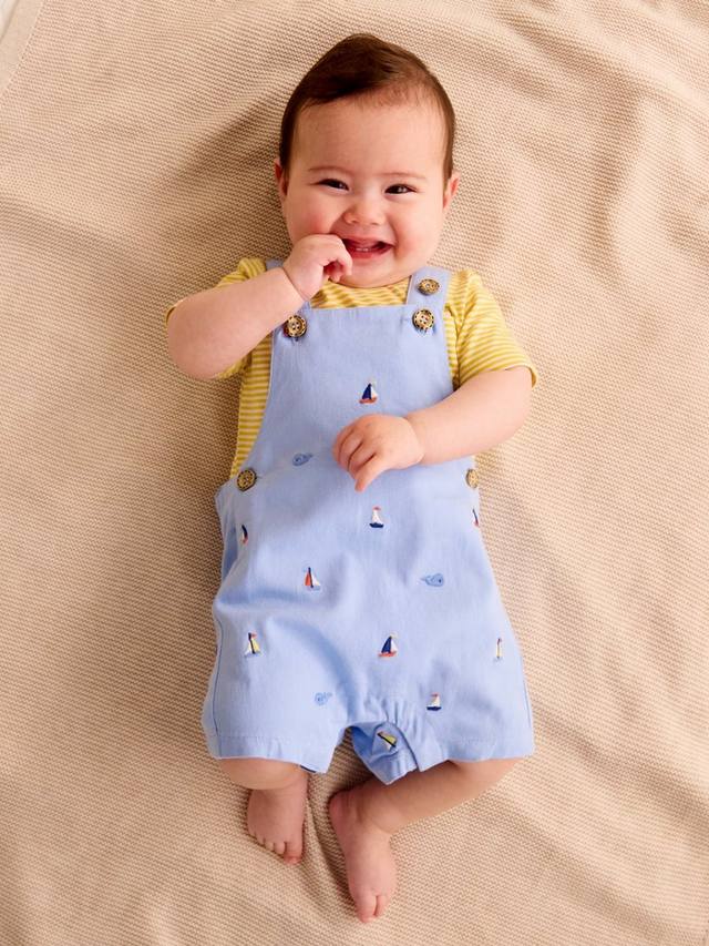 Детская футболка в полоску из органического хлопка и комплект комбинезонов broderie Purebaby, цвет Yacht Broderie
Детская футболка в полоску из органического хлопка и комплект комбинезонов broderie Purebaby, цвет Yacht Broderie