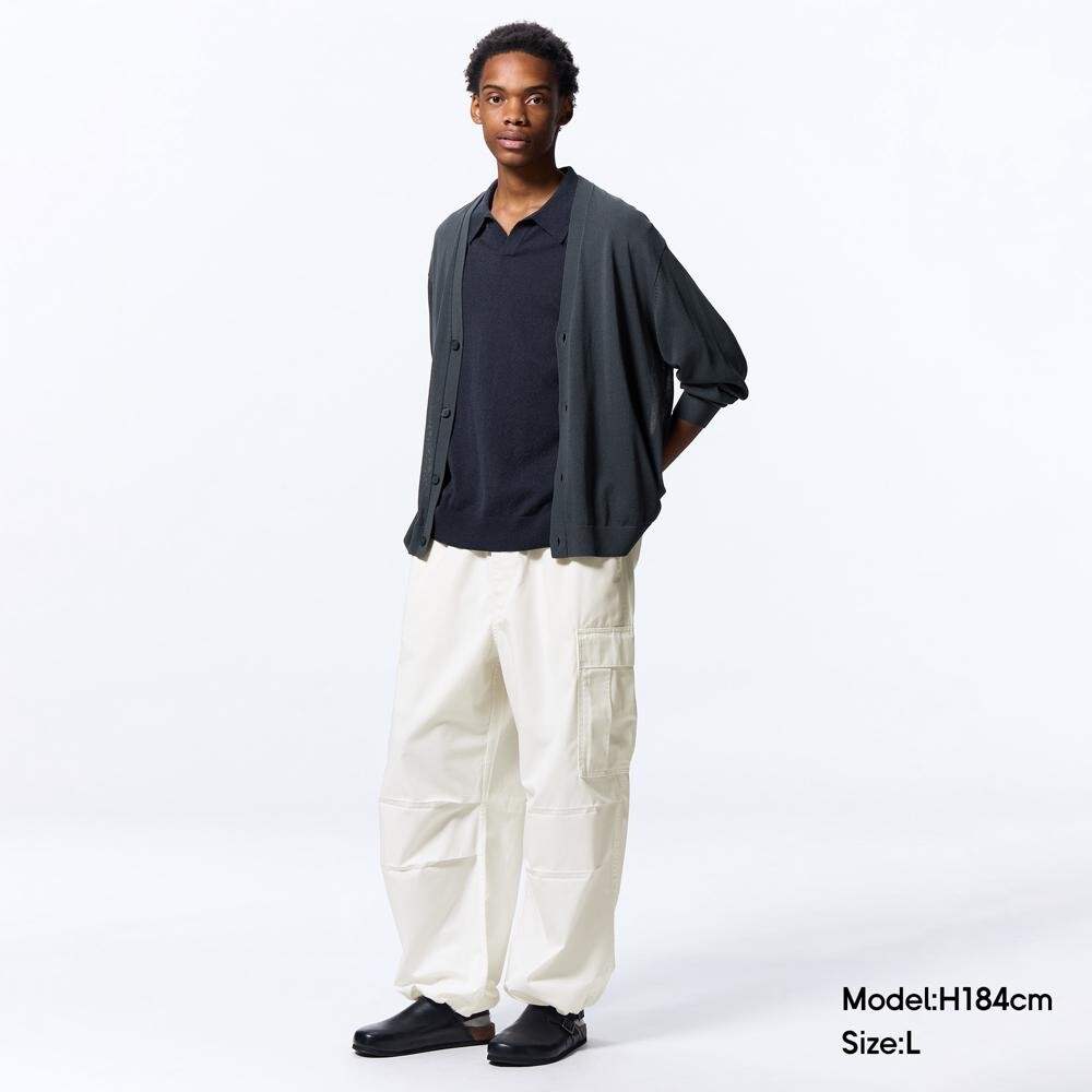 Брюки широкие GU на шнурке, черный
Брюки широкие GU на шнурке, черный