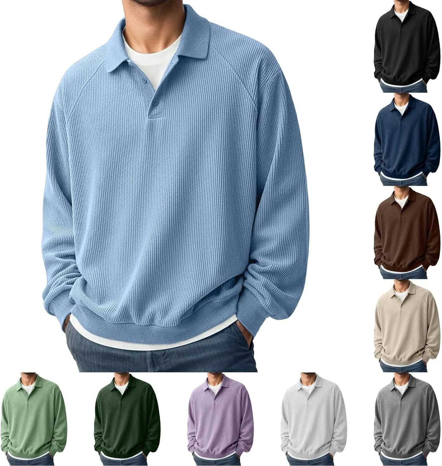 Длинный рукав поло для мужчин классический гольф
Длинный рукав поло для мужчин классический гольф