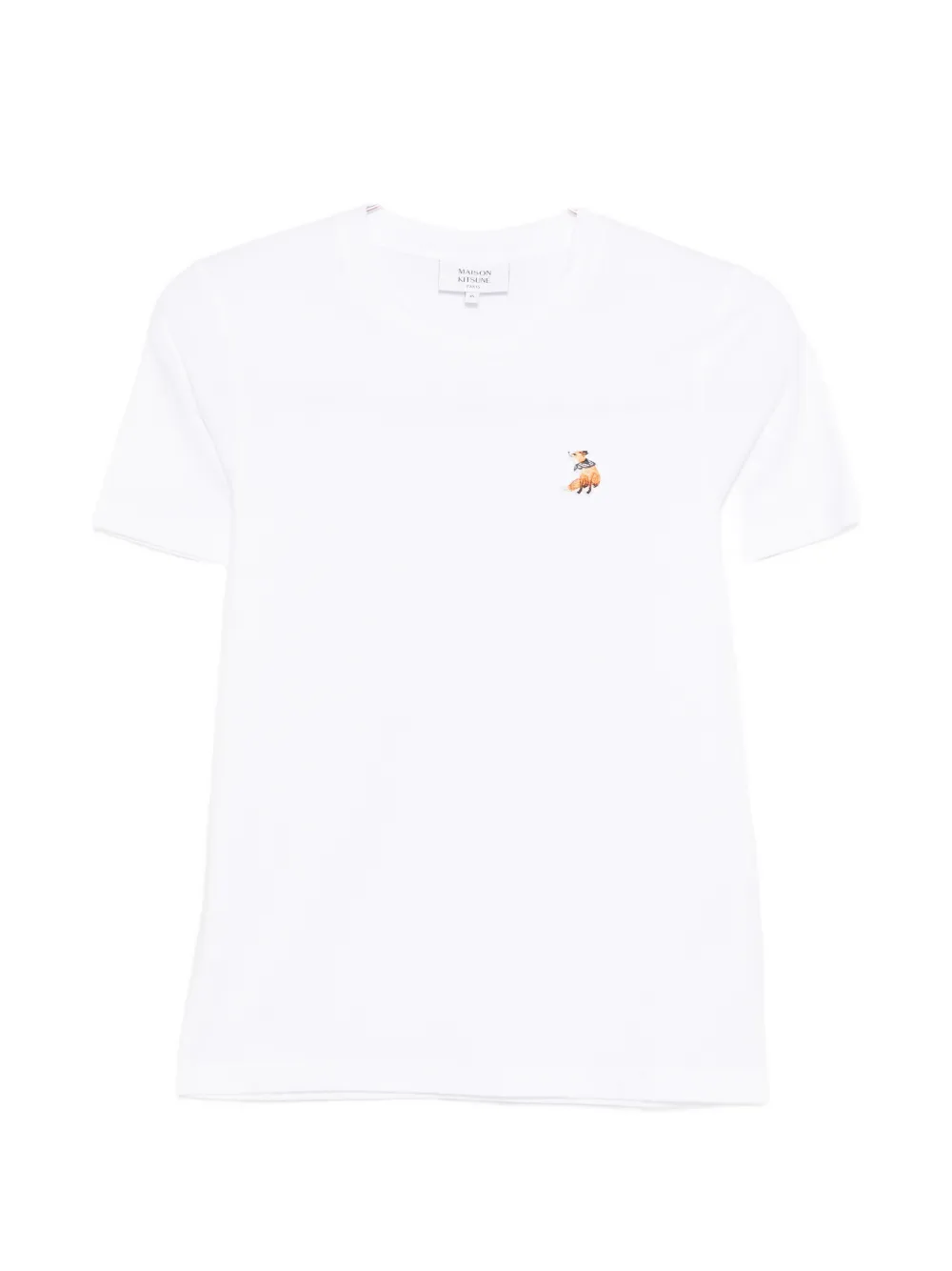 Вышитая футболка Maison Kitsuné, белый
Вышитая футболка Maison Kitsuné, белый