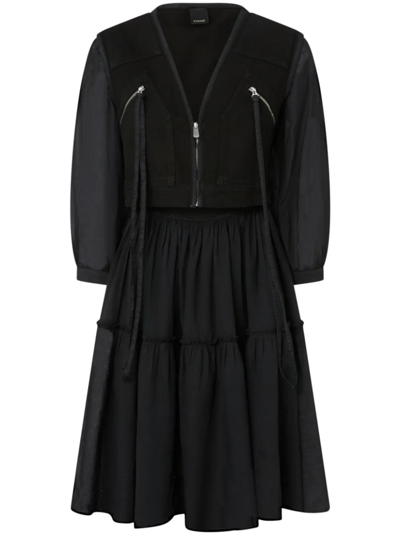 PINKO платье миди на молнии, черный
PINKO платье миди на молнии, черный