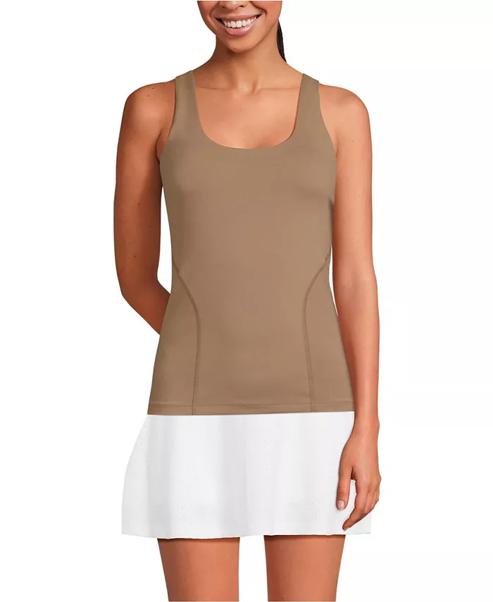 Женская спортивная майка с глубоким вырезом и высокой ударопрочностью Lands' End, коричневый/бежевый
Женская спортивная майка с глубоким вырезом и высокой ударопрочностью Lands' End, коричневый/бежевый