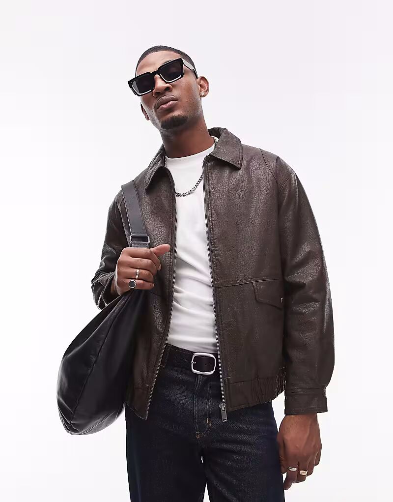 Куртка-харрингтон Topman из искусственной кожи коричневого цвета, Коричневый, Куртка-харрингтон Topman из искусственной кожи коричневого цвета
Куртка-харрингтон Topman из искусственной кожи коричневого цвета, Коричневый, Куртка-харрингтон Topman из искусственной кожи коричневого цвета