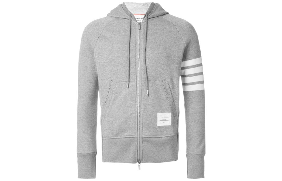Классическая худи на молнии THOM BROWNE, серая
Классическая худи на молнии THOM BROWNE, серая