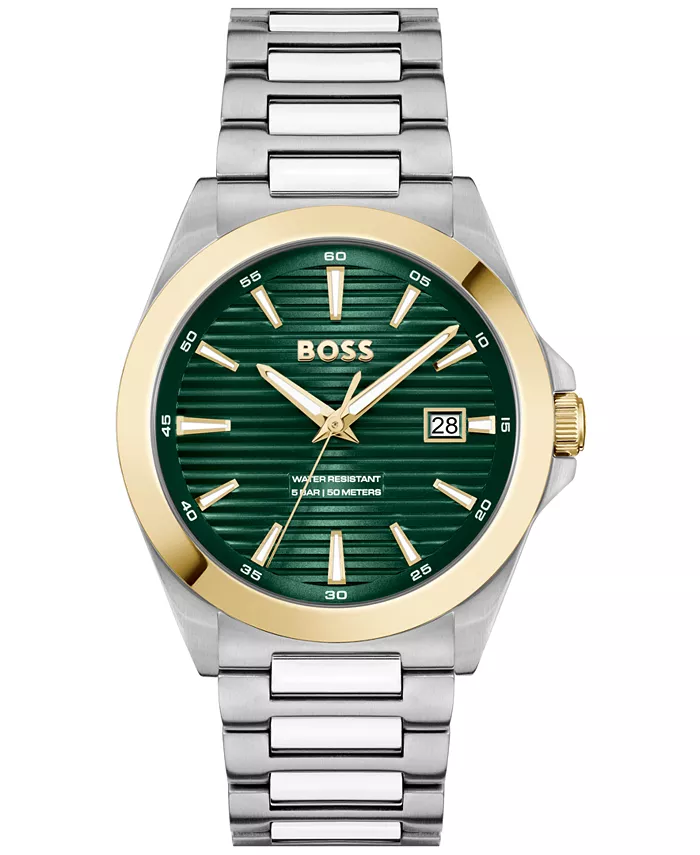 Мужские часы Strike Quartz Basic Calendar из нержавеющей стали, 41 мм Hugo Boss
Мужские часы Strike Quartz Basic Calendar из нержавеющей стали, 41 мм Hugo Boss