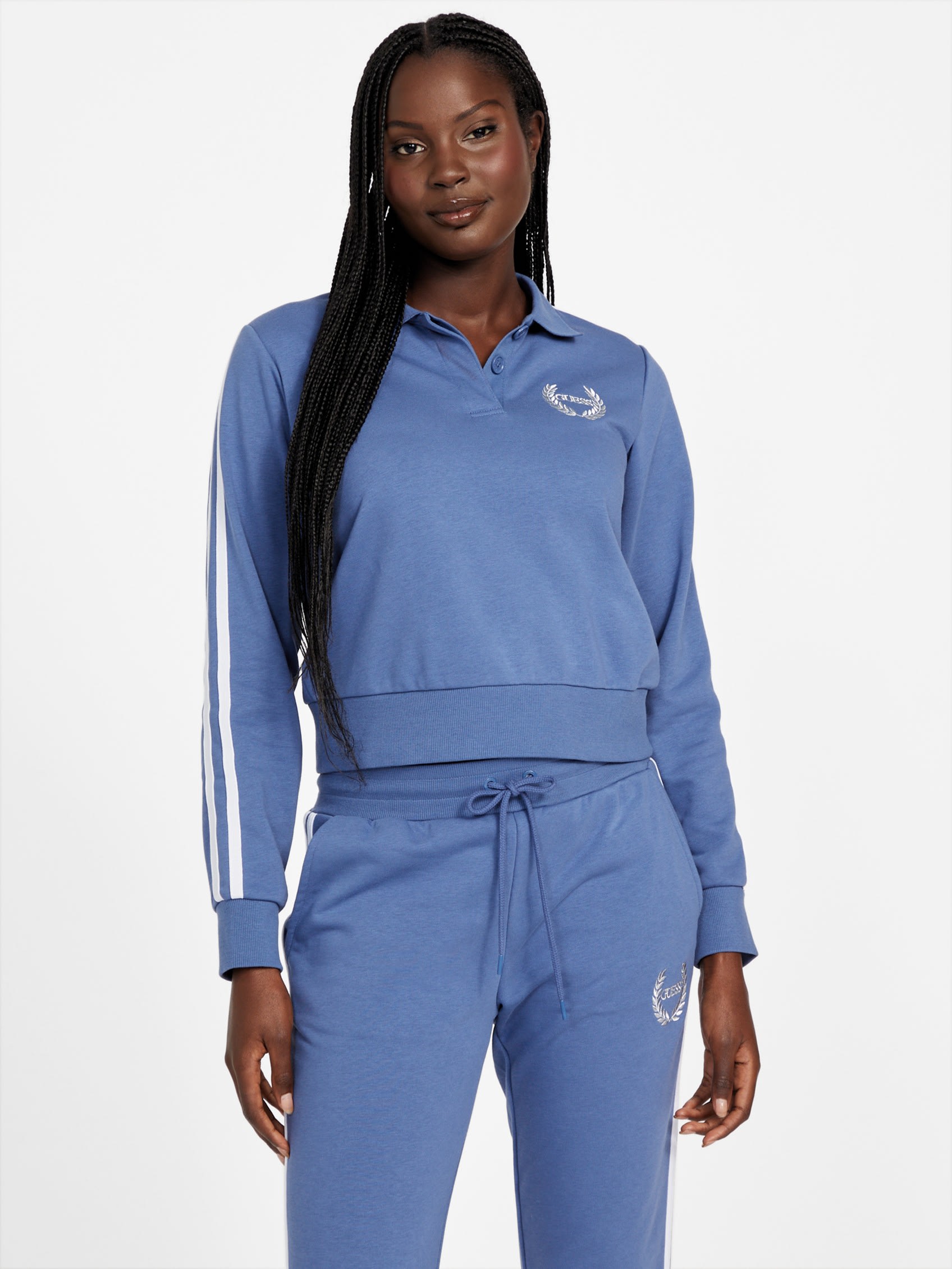 Молодежная поло-водолазка из махровой ткани Guess Factory, Indaco Paper
Молодежная поло-водолазка из махровой ткани Guess Factory, Indaco Paper