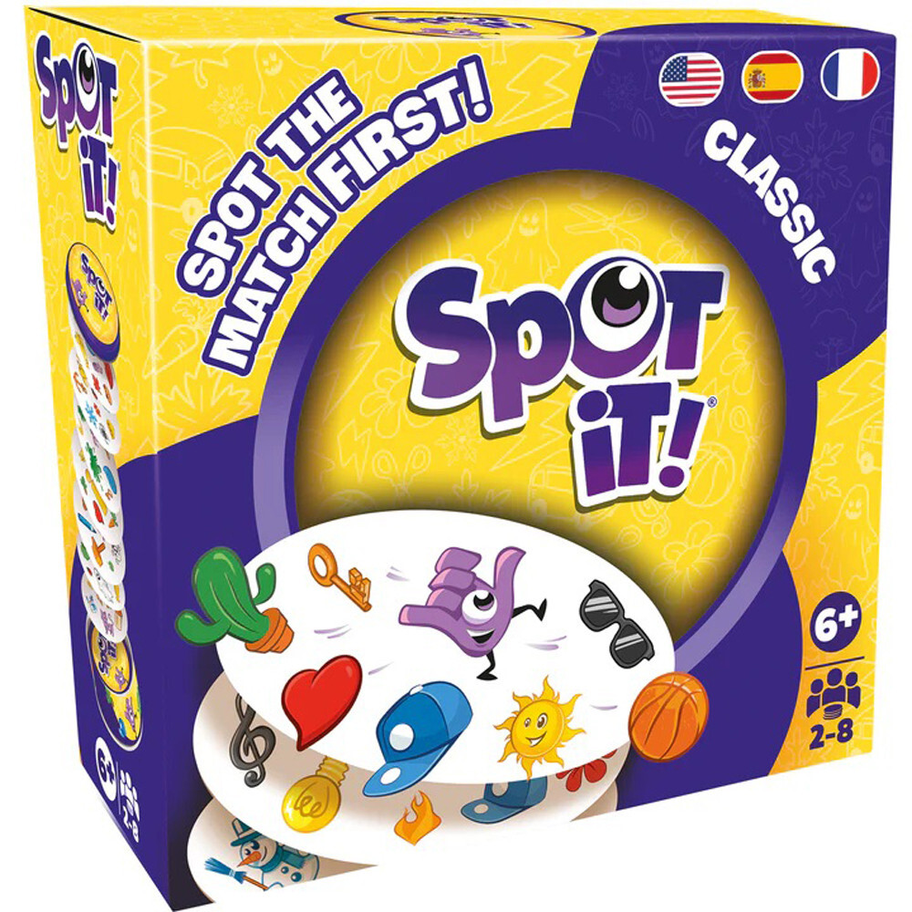 Настольная игра Zygomatic Spot It! Classic (Eco Sleeve)
Настольная игра Zygomatic Spot It! Classic (Eco Sleeve)