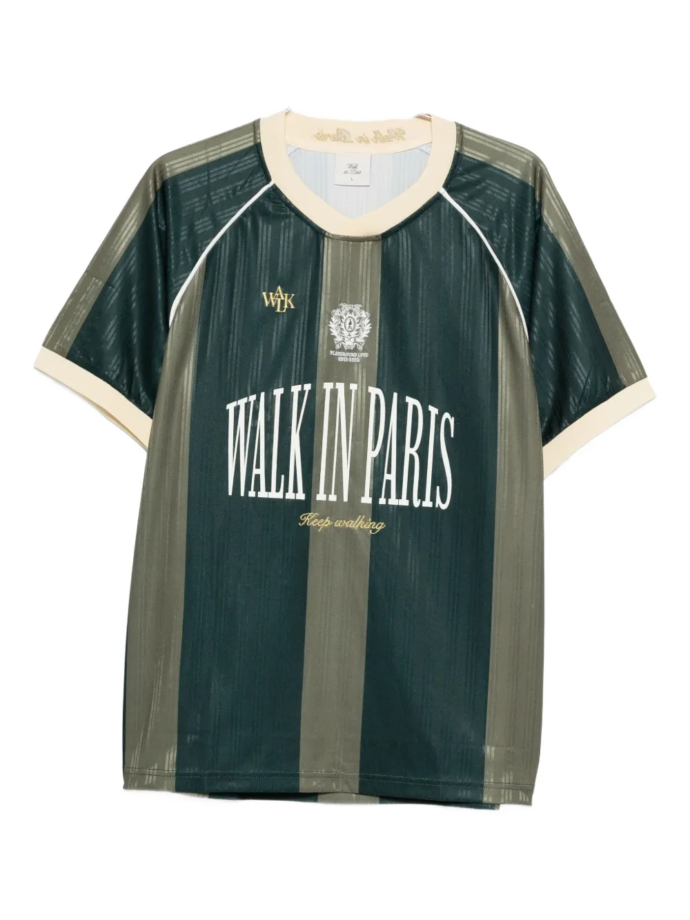 Футболка в стиле футбольной майки Walk In Paris, зеленый
Футболка в стиле футбольной майки Walk In Paris, зеленый