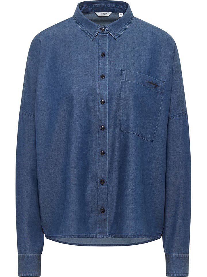 Блуза Mustang Jeanshemd, темно-синий
Блуза Mustang Jeanshemd, темно-синий