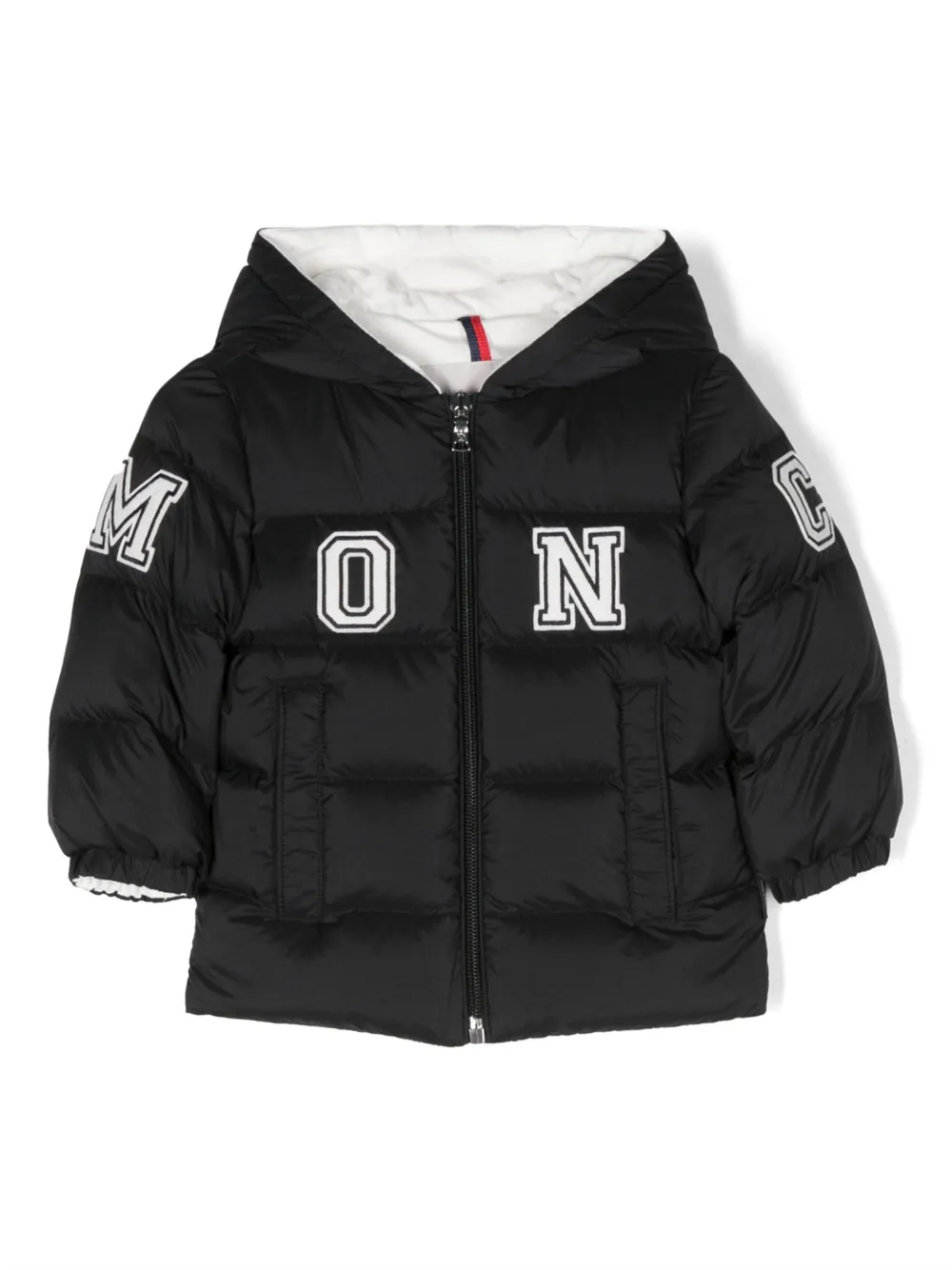 Пуховик с логотипом Moncler Enfant, черный
Пуховик с логотипом Moncler Enfant, черный