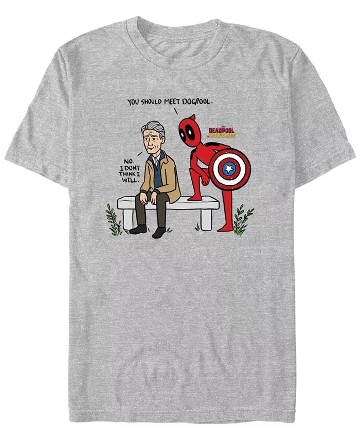 Мужская футболка с коротким рукавом You Should Meet Dogpool Fifth Sun, серый
Мужская футболка с коротким рукавом You Should Meet Dogpool Fifth Sun, серый