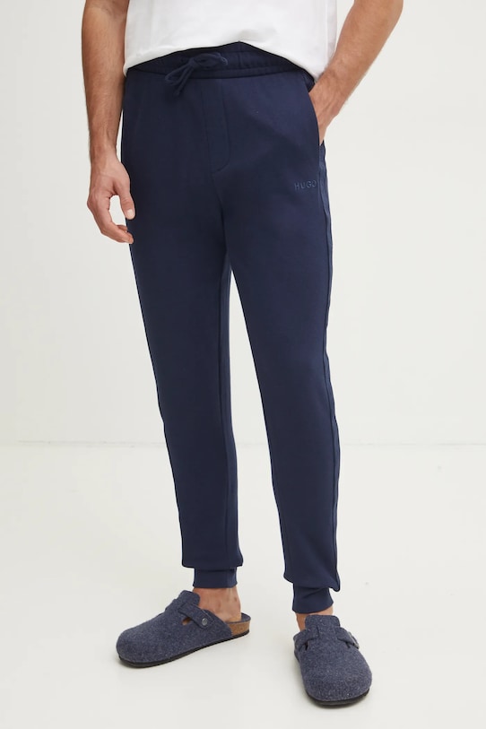 Хлопковые брюки для отдыха Hugo, темно-синий
Хлопковые брюки для отдыха Hugo, темно-синий