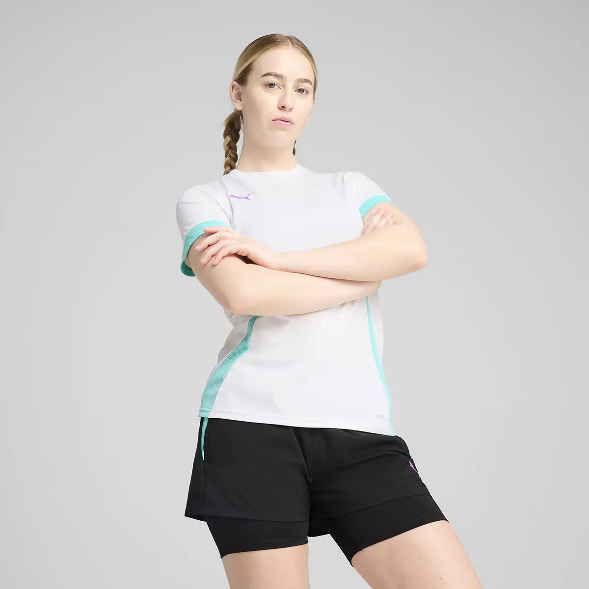 Женский индивидуальный джерси для падела wmns Puma Padel футболка, белый 
Женский индивидуальный джерси для падела wmns Puma Padel футболка, белый