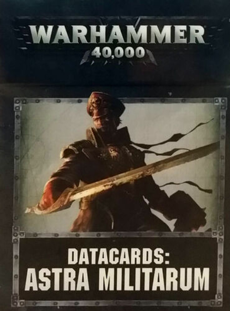 Миниатюра Warhammer 40K: Datacards - Astra Militarum (2017)
Миниатюра Warhammer 40K: Datacards - Astra Militarum (2017)
