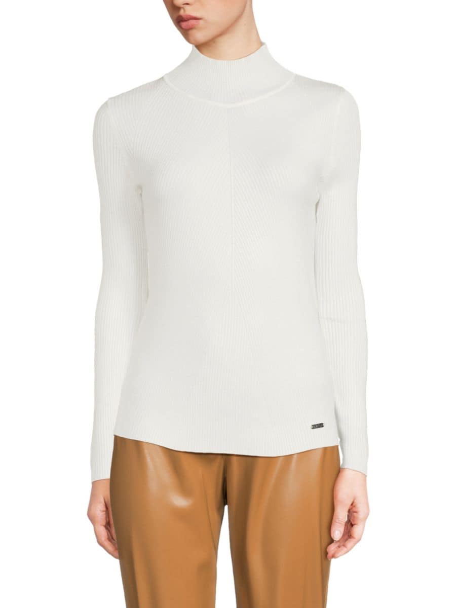 Водолазка в рубчик Diagnoal Calvin Klein, слоновая кость
Водолазка в рубчик Diagnoal Calvin Klein, слоновая кость