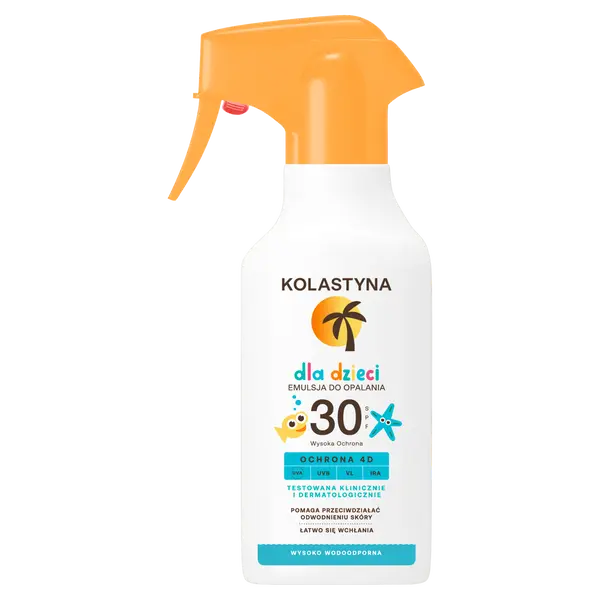 Солнцезащитный лосьон для детей spf30, 200 мл Kolastyna
Солнцезащитный лосьон для детей spf30, 200 мл Kolastyna